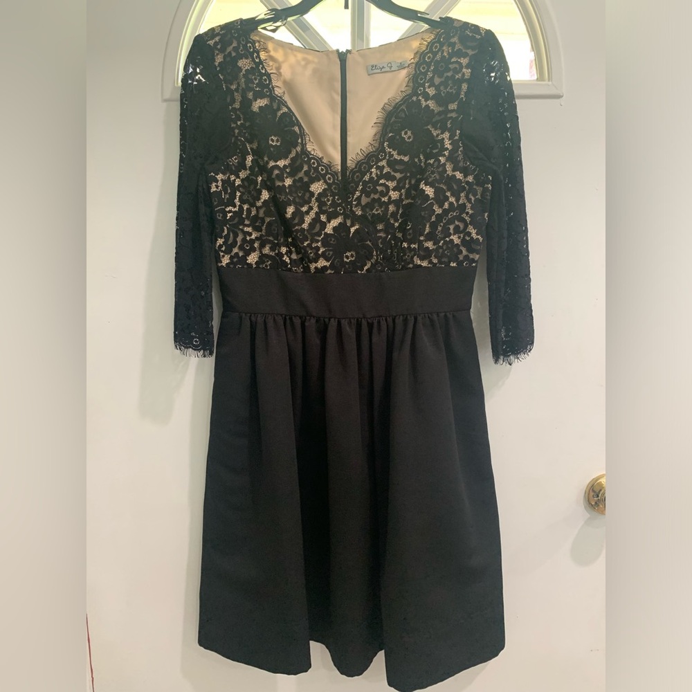 Eliza J black dress 8